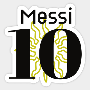 Messi Argentina Sticker